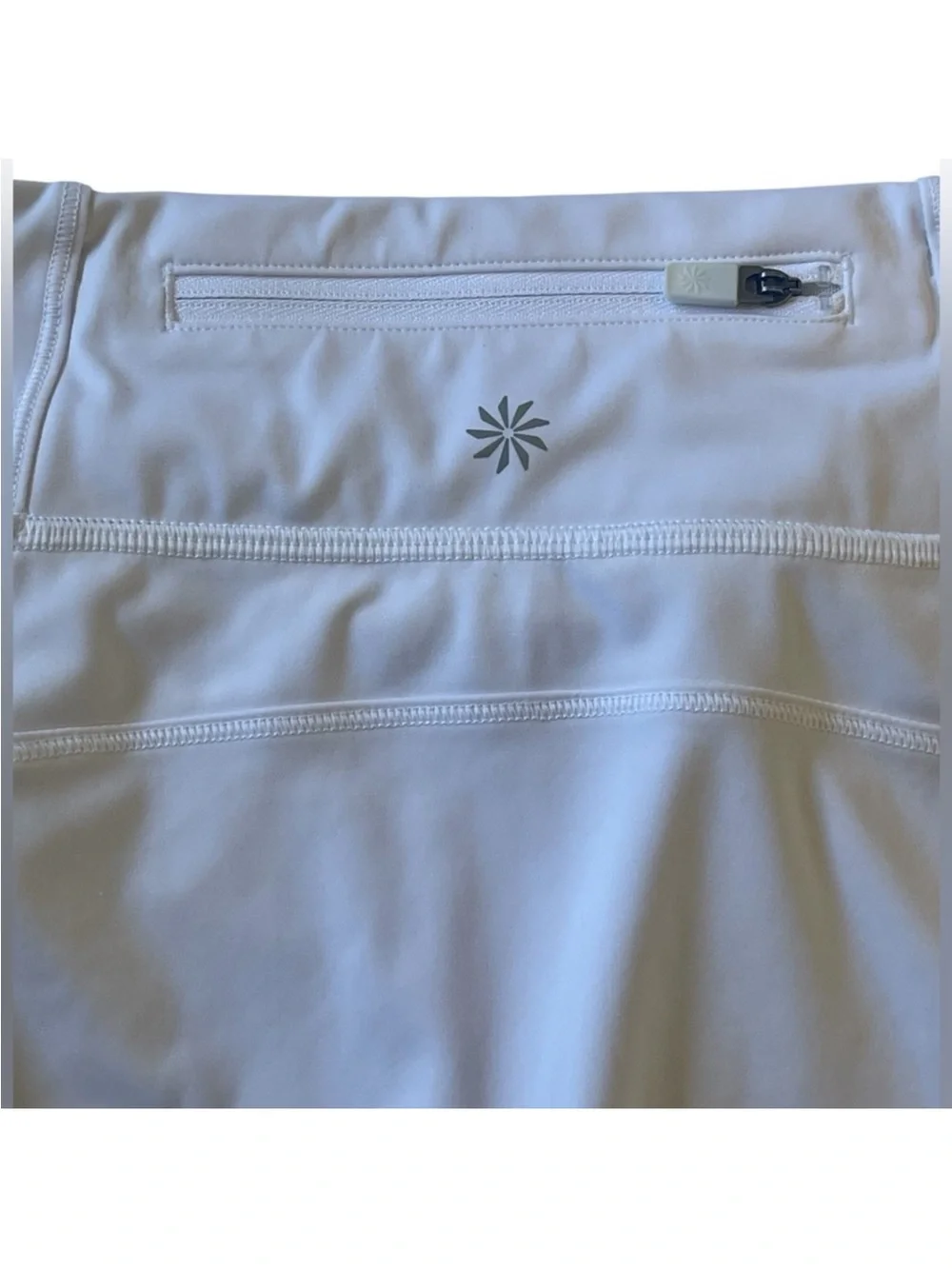 ATHLETA Girl Ace Skort Jupe-Short Ace Sporty Skort White Size 12
